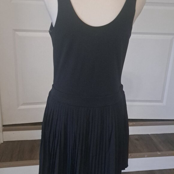 Women's Pleated Active Dress "All in Motion"  XL Black with Built in Shorts - Picture 5 of 12